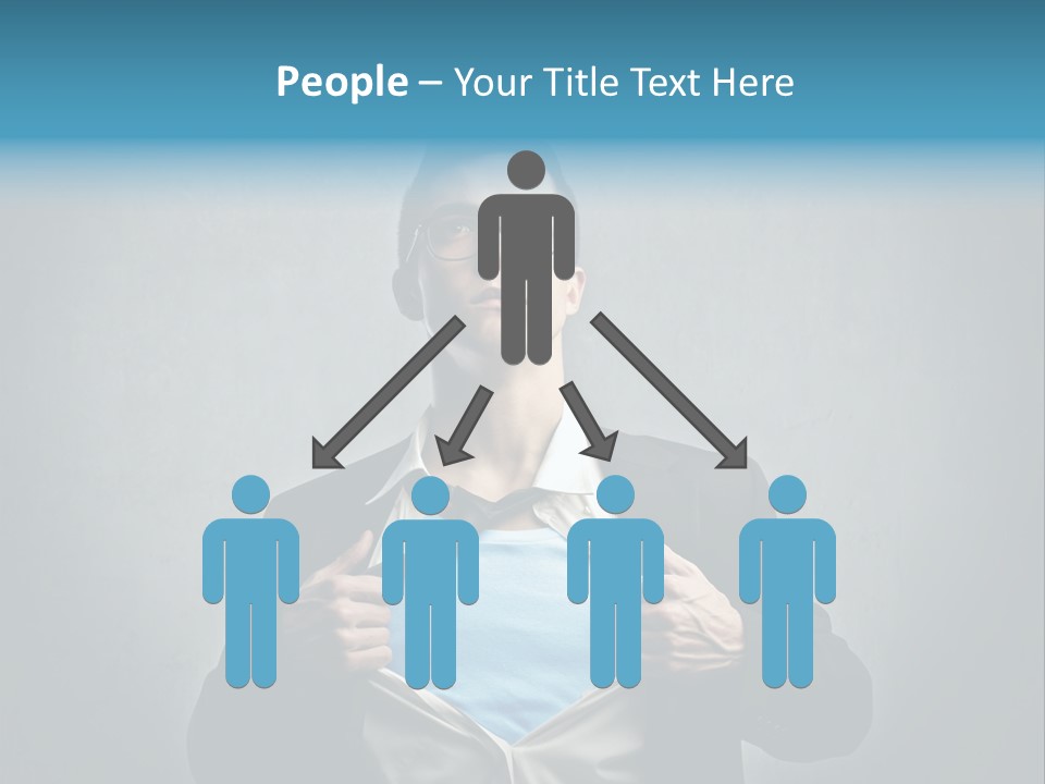 Power Tee Shirt Business PowerPoint Template