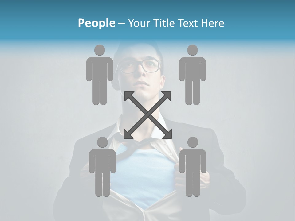 Power Tee Shirt Business PowerPoint Template