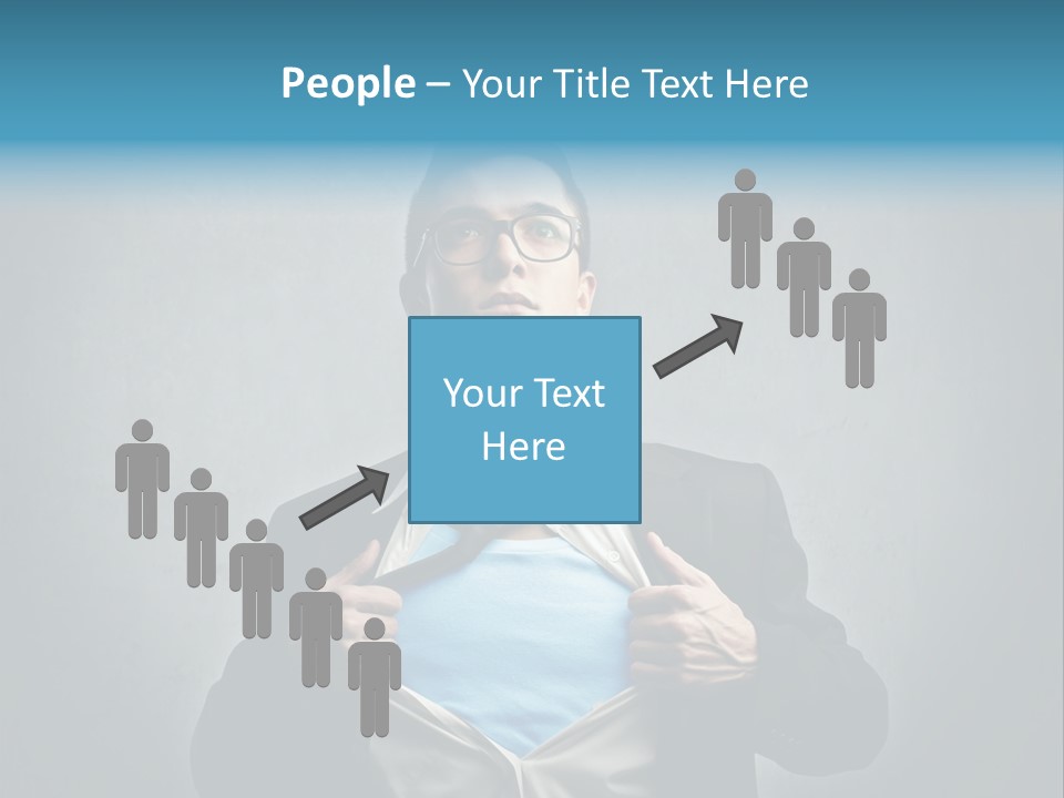 Power Tee Shirt Business PowerPoint Template