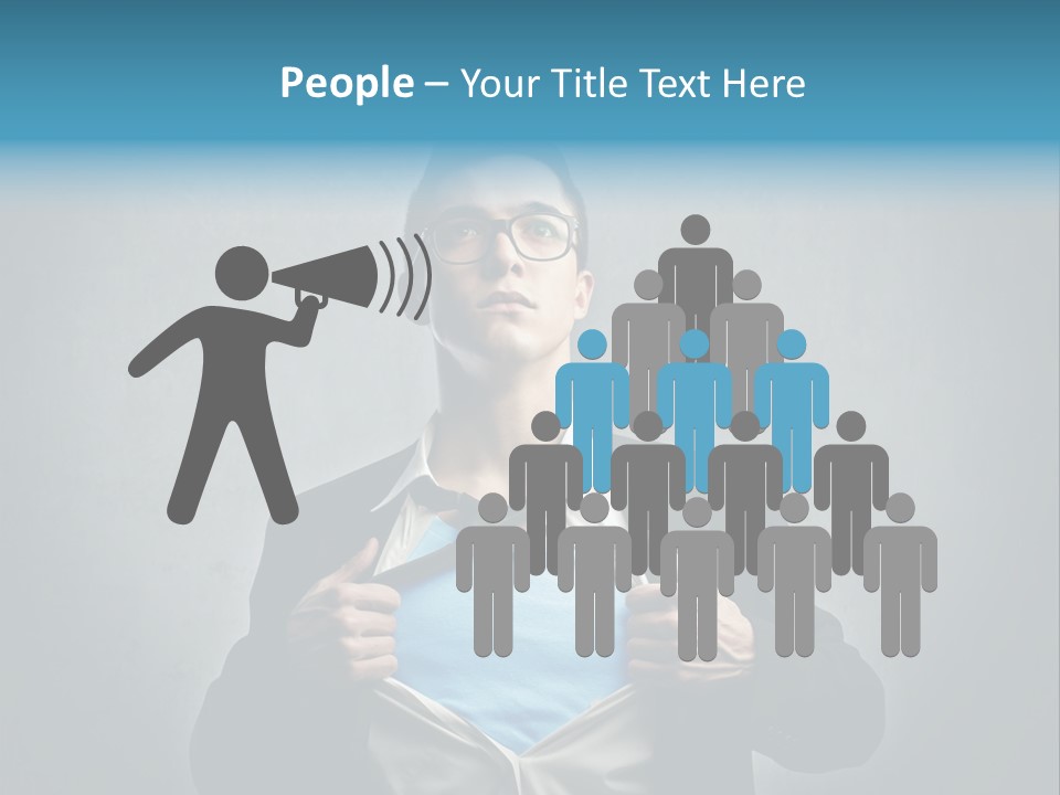 Power Tee Shirt Business PowerPoint Template