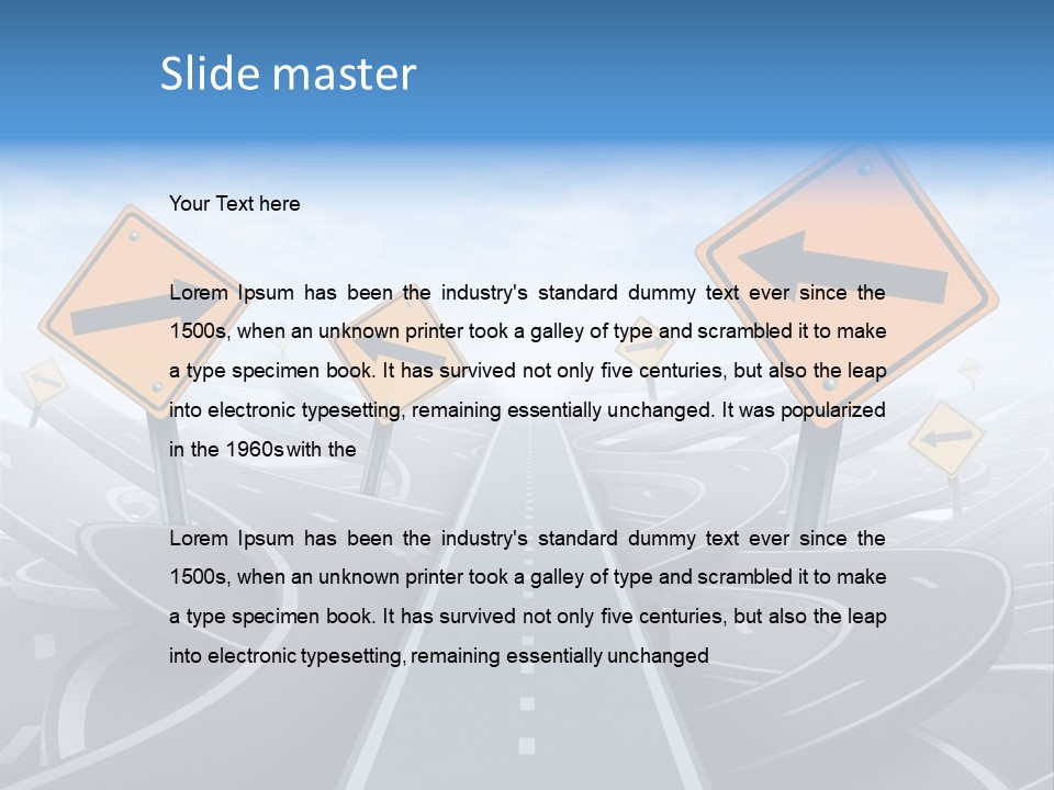 Navigate Solution Direction PowerPoint Template