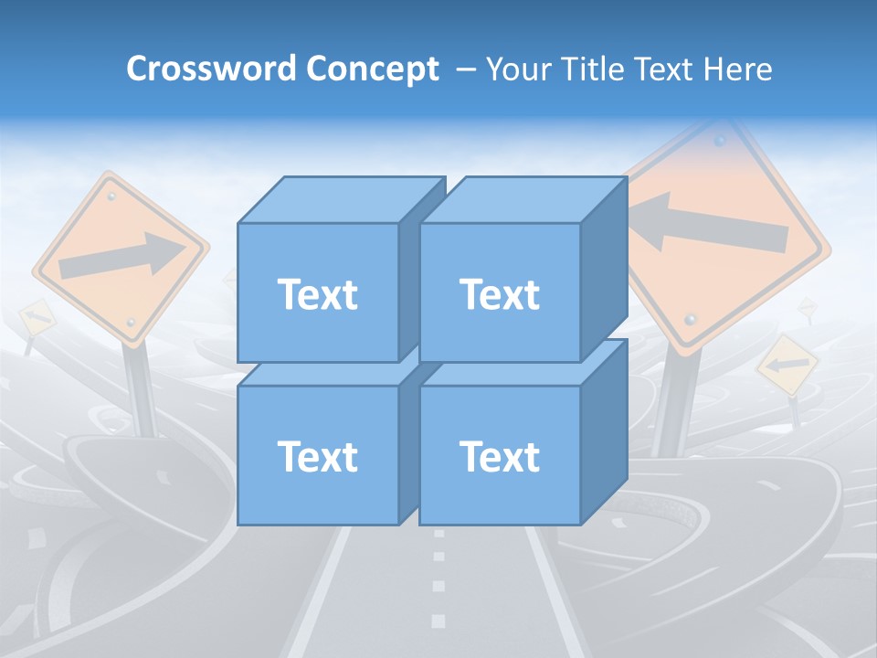 Navigate Solution Direction PowerPoint Template