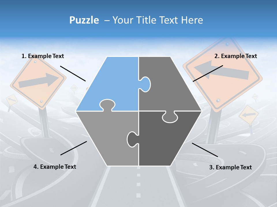 Navigate Solution Direction PowerPoint Template