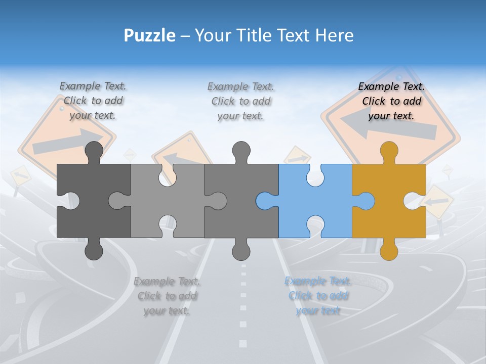 Navigate Solution Direction PowerPoint Template