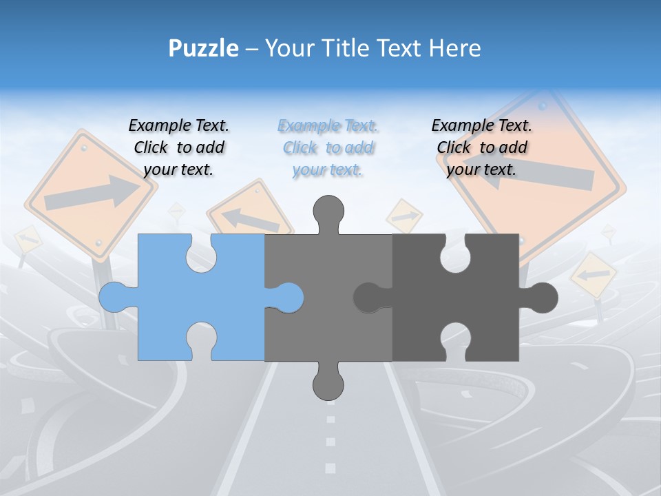 Navigate Solution Direction PowerPoint Template