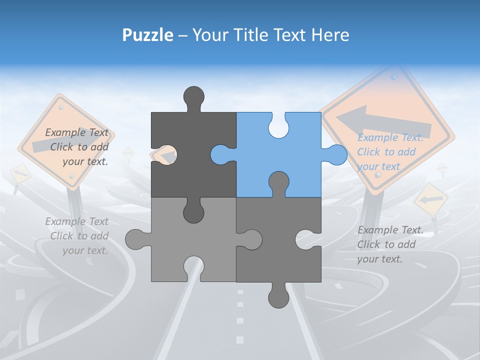Navigate Solution Direction PowerPoint Template