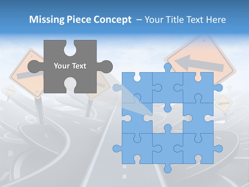 Navigate Solution Direction PowerPoint Template