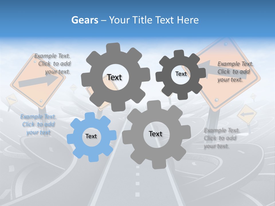Navigate Solution Direction PowerPoint Template