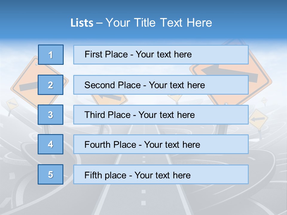 Navigate Solution Direction PowerPoint Template
