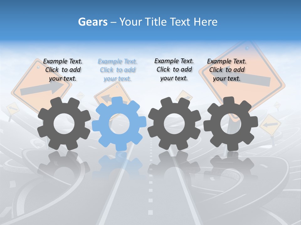 Navigate Solution Direction PowerPoint Template