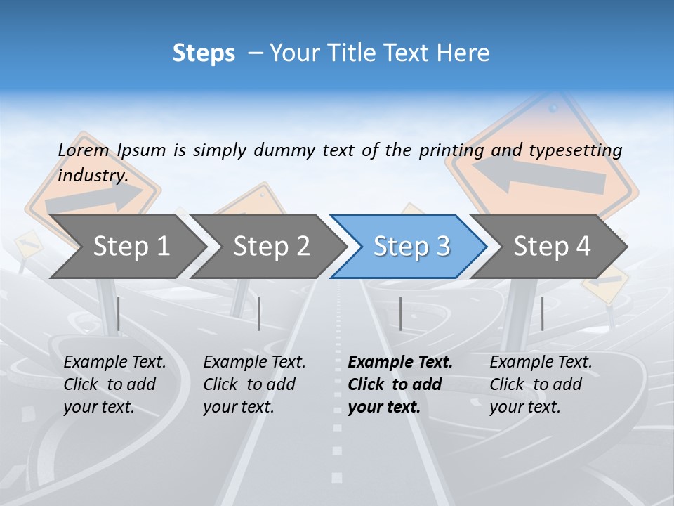 Navigate Solution Direction PowerPoint Template