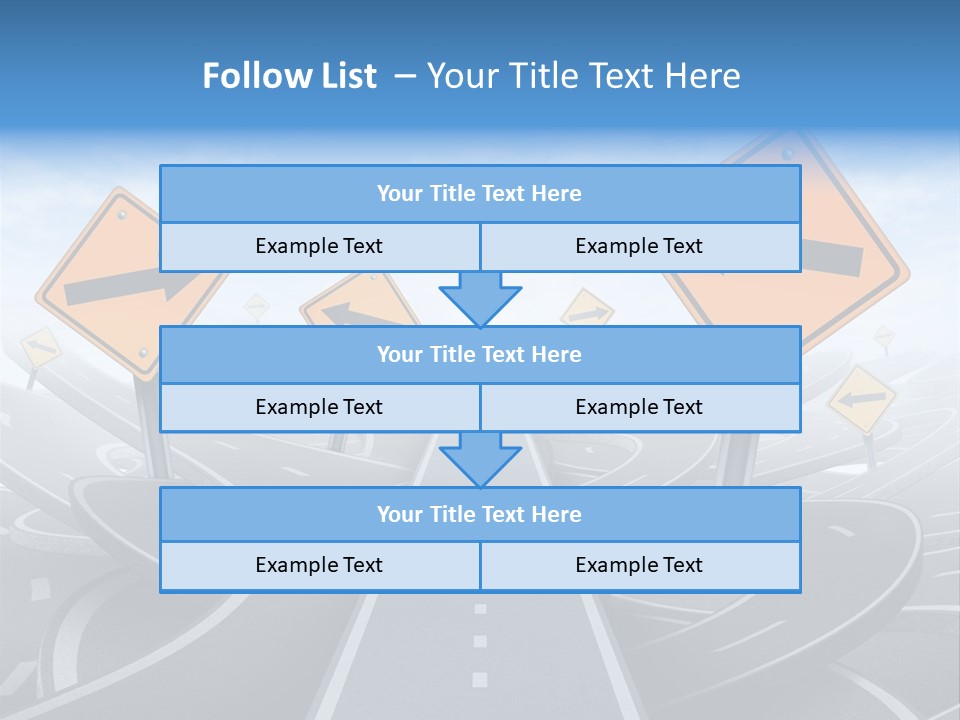 Navigate Solution Direction PowerPoint Template