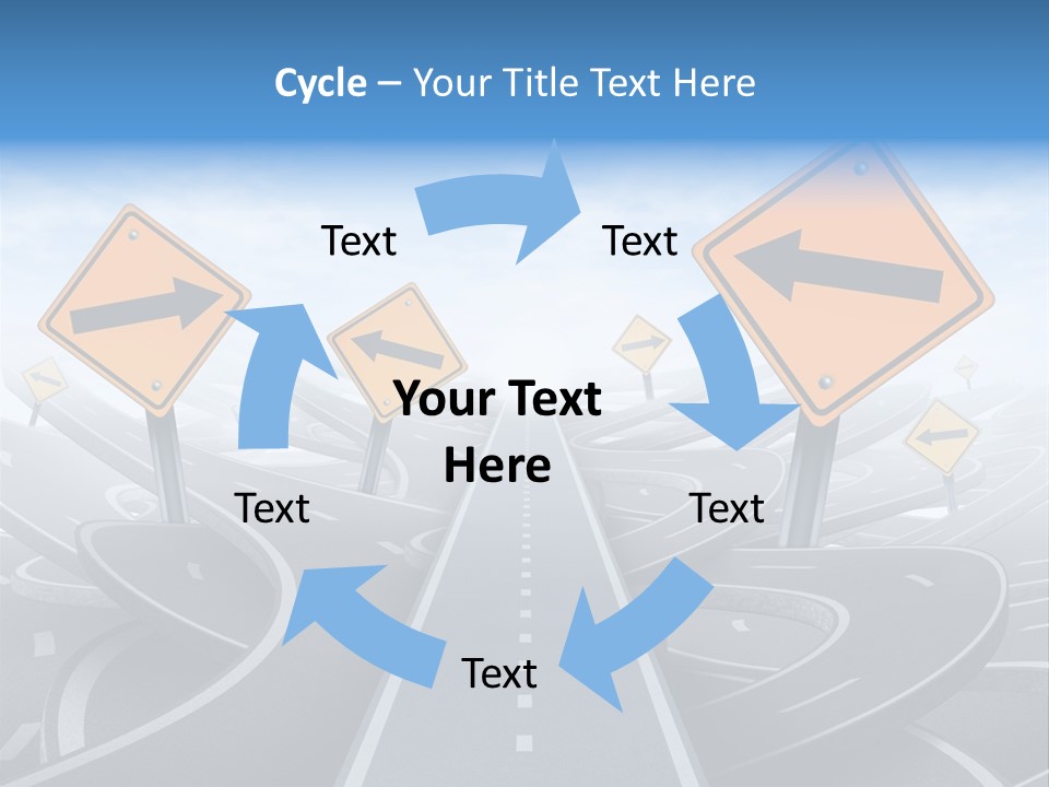 Navigate Solution Direction PowerPoint Template