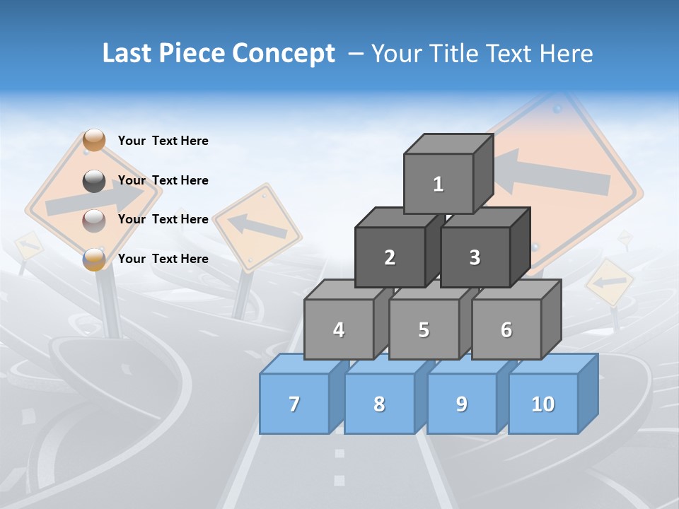 Navigate Solution Direction PowerPoint Template