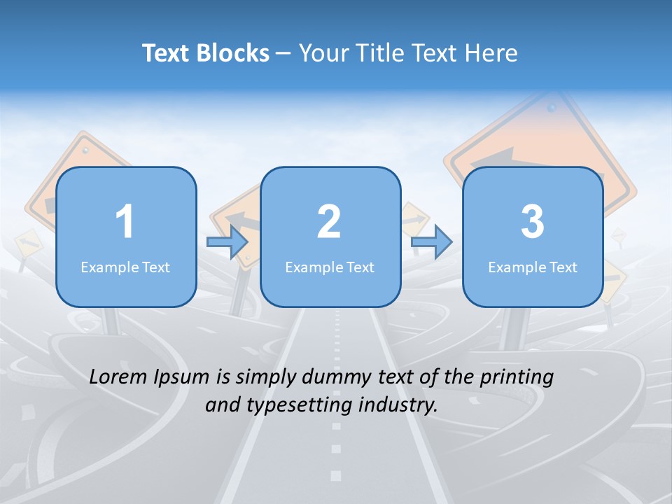 Navigate Solution Direction PowerPoint Template