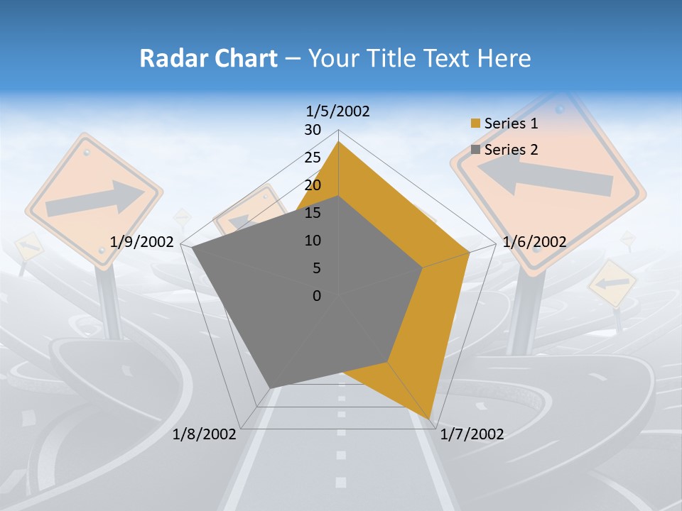Navigate Solution Direction PowerPoint Template