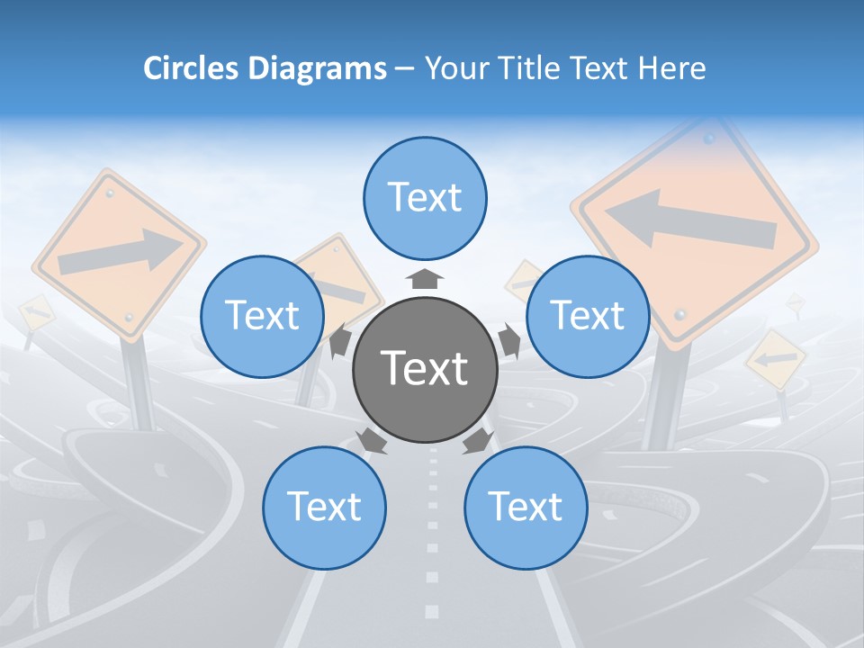 Navigate Solution Direction PowerPoint Template