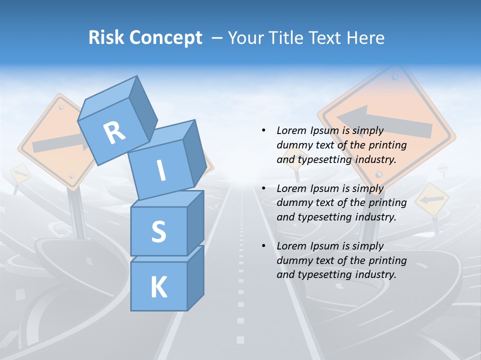 Navigate Solution Direction PowerPoint Template