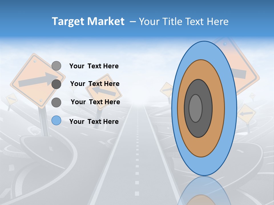 Navigate Solution Direction PowerPoint Template