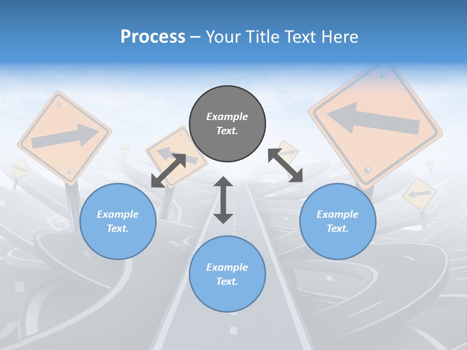 Navigate Solution Direction PowerPoint Template