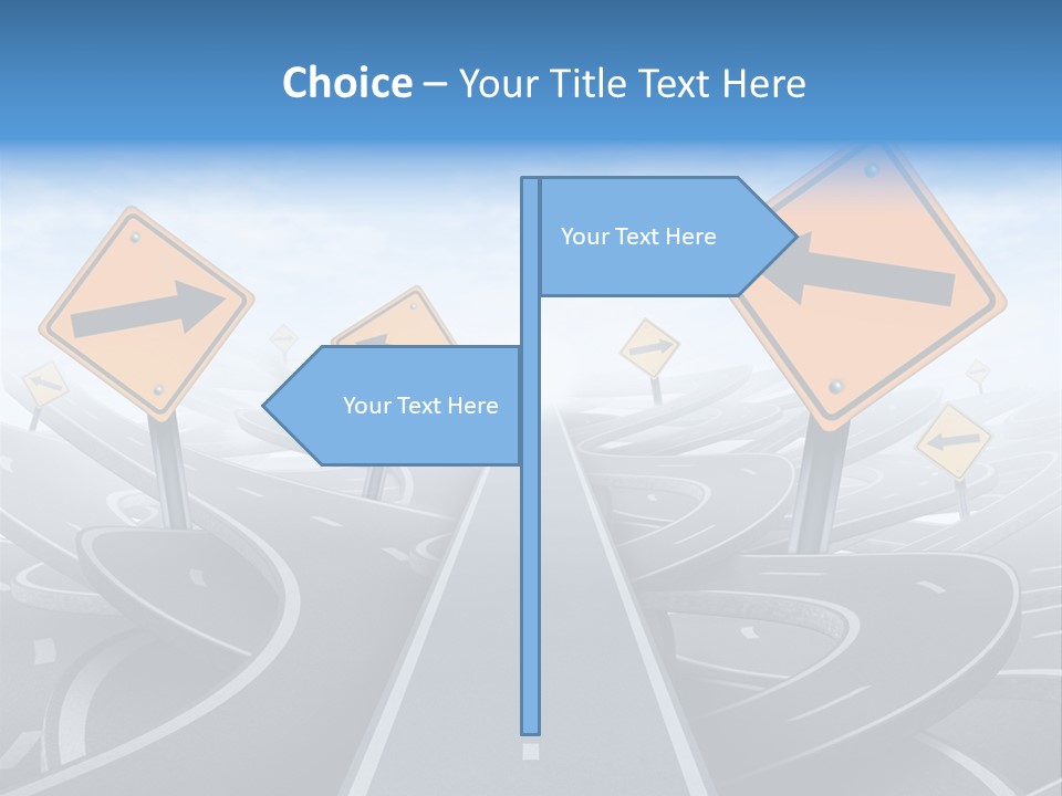 Navigate Solution Direction PowerPoint Template