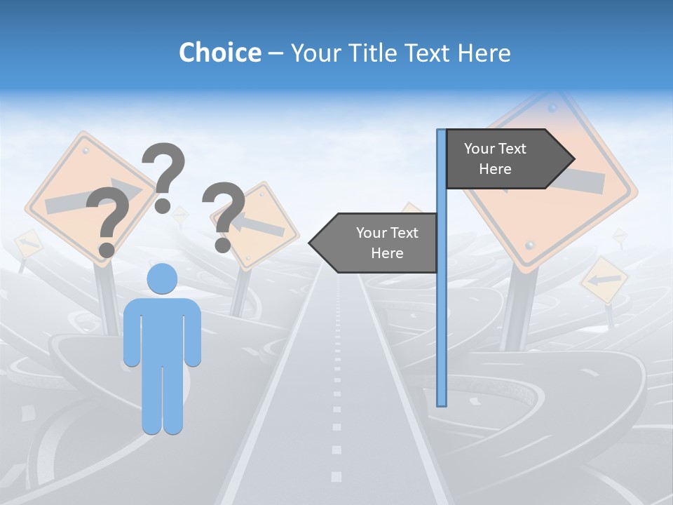 Navigate Solution Direction PowerPoint Template