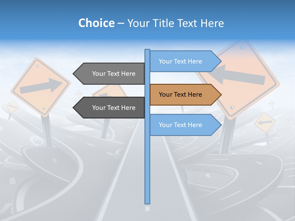 Navigate Solution Direction PowerPoint Template