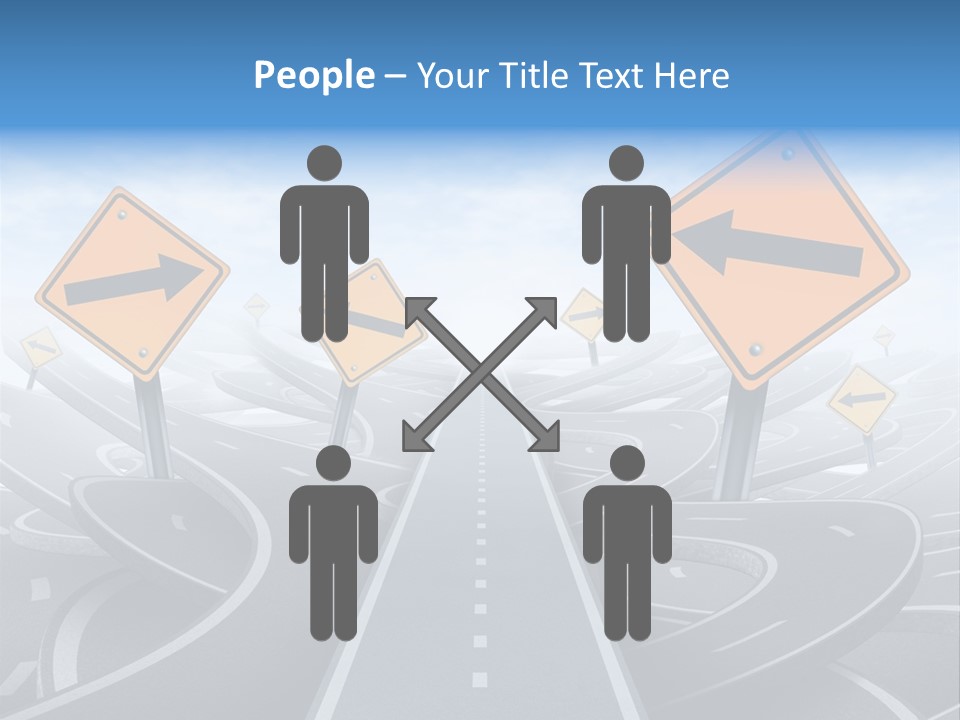 Navigate Solution Direction PowerPoint Template