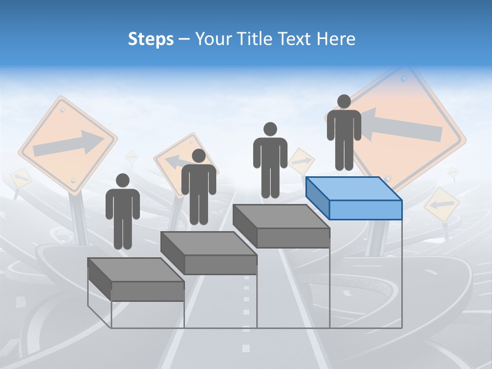 Navigate Solution Direction PowerPoint Template