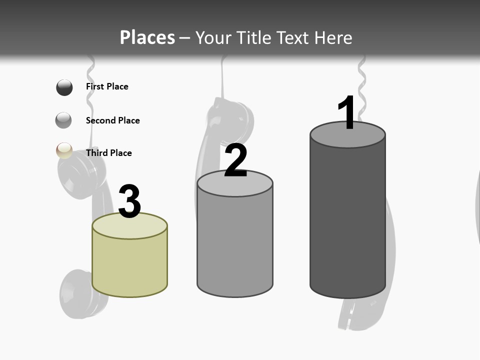 Telephone Office Listening PowerPoint Template