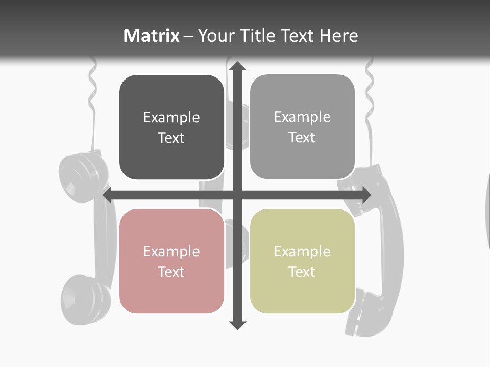 Telephone Office Listening PowerPoint Template