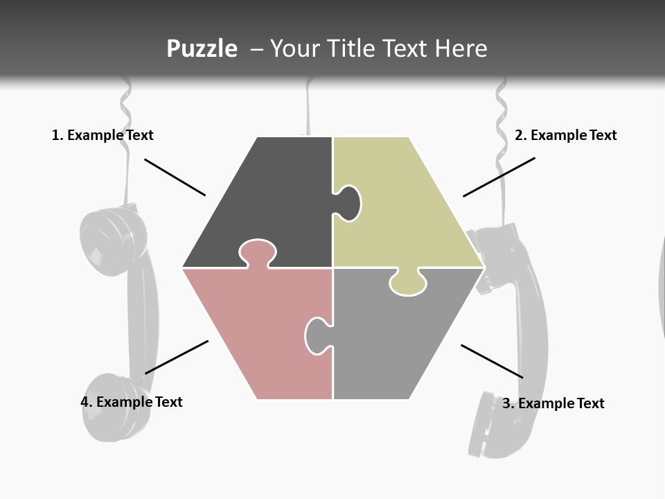 Telephone Office Listening PowerPoint Template