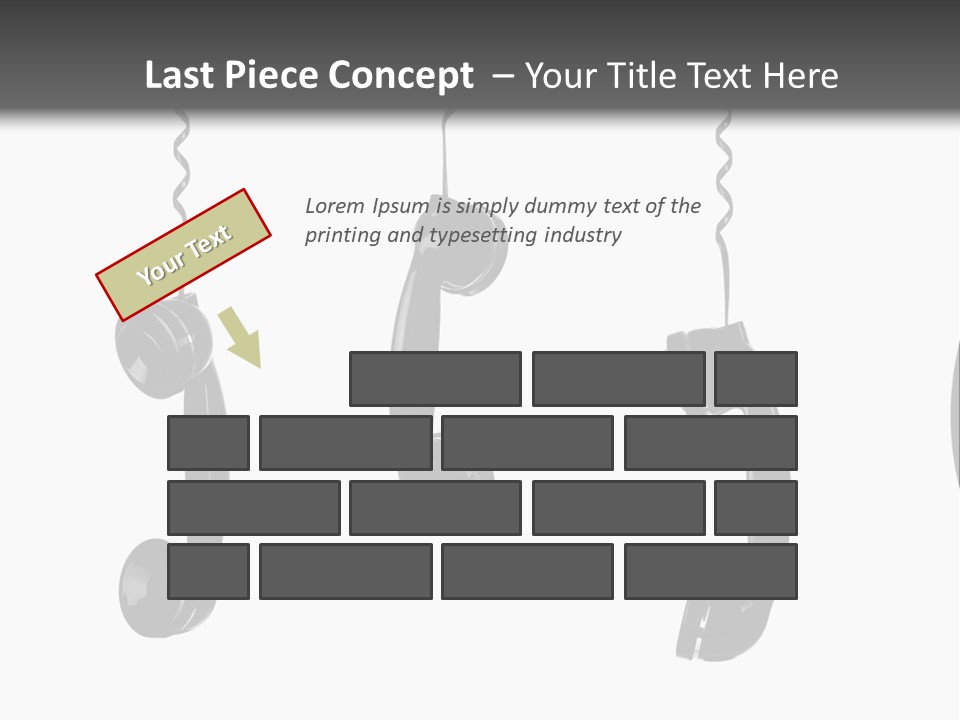 Telephone Office Listening PowerPoint Template