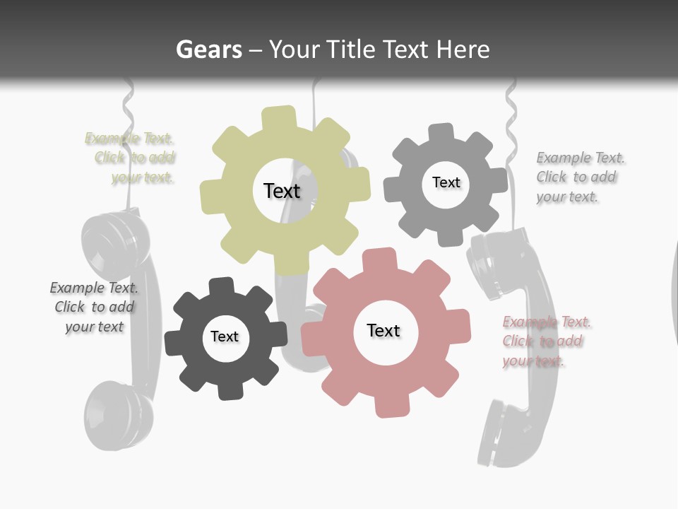 Telephone Office Listening PowerPoint Template