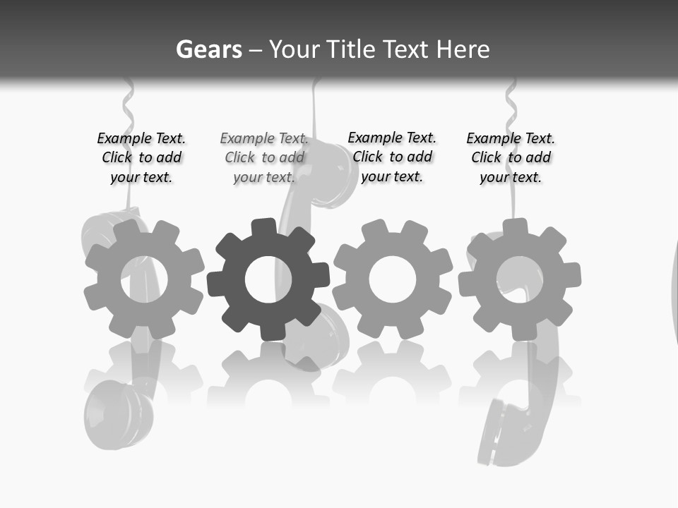 Telephone Office Listening PowerPoint Template