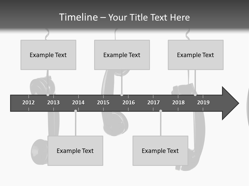 Telephone Office Listening PowerPoint Template
