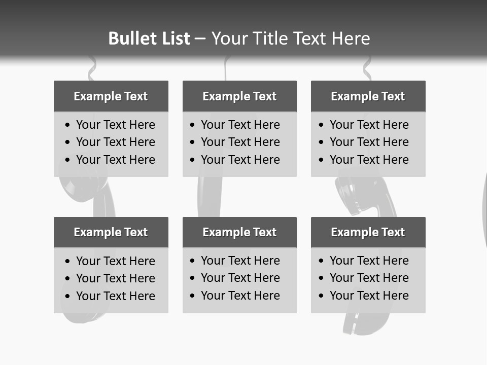 Telephone Office Listening PowerPoint Template