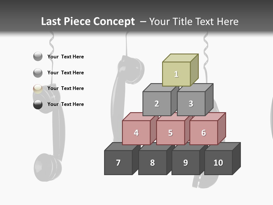 Telephone Office Listening PowerPoint Template