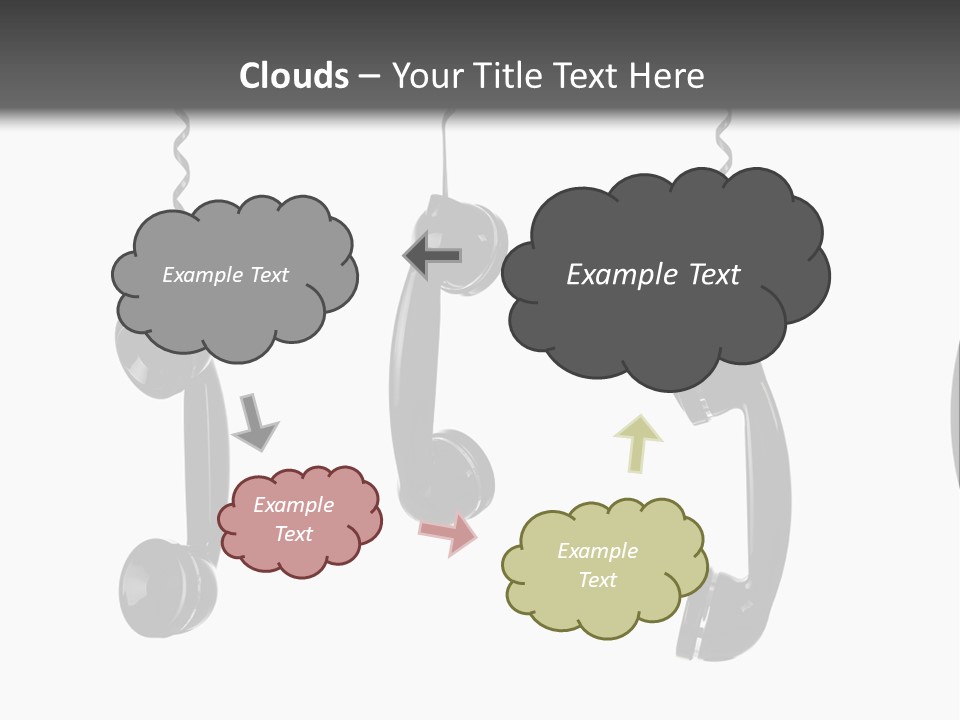 Telephone Office Listening PowerPoint Template