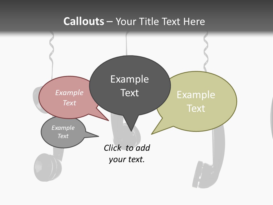 Telephone Office Listening PowerPoint Template