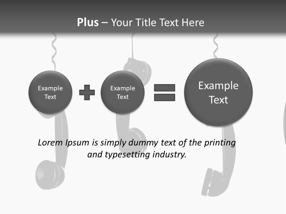 Telephone Office Listening PowerPoint Template