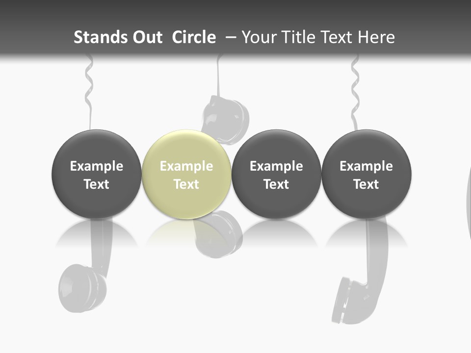 Telephone Office Listening PowerPoint Template