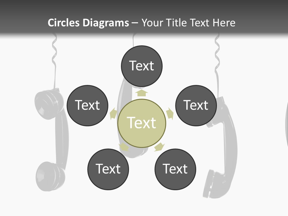 Telephone Office Listening PowerPoint Template