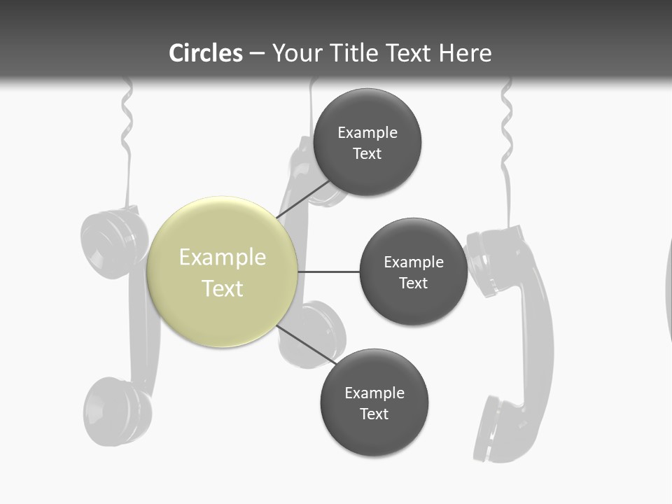 Telephone Office Listening PowerPoint Template