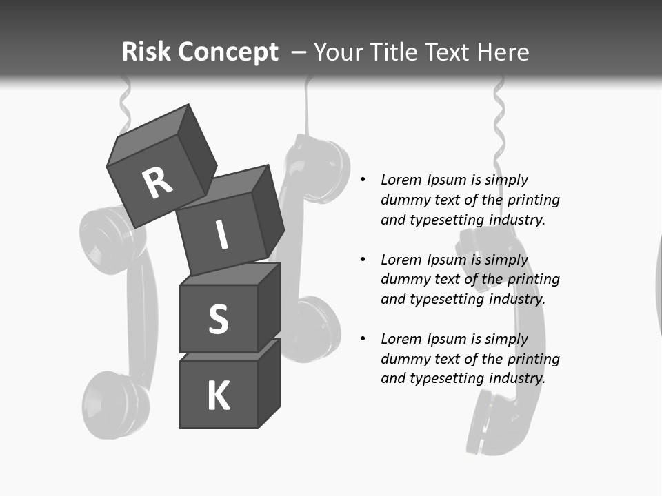 Telephone Office Listening PowerPoint Template