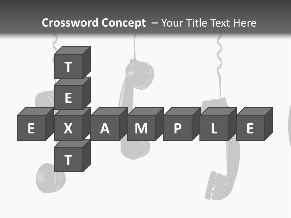 Telephone Office Listening PowerPoint Template