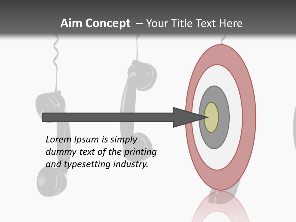 Telephone Office Listening PowerPoint Template