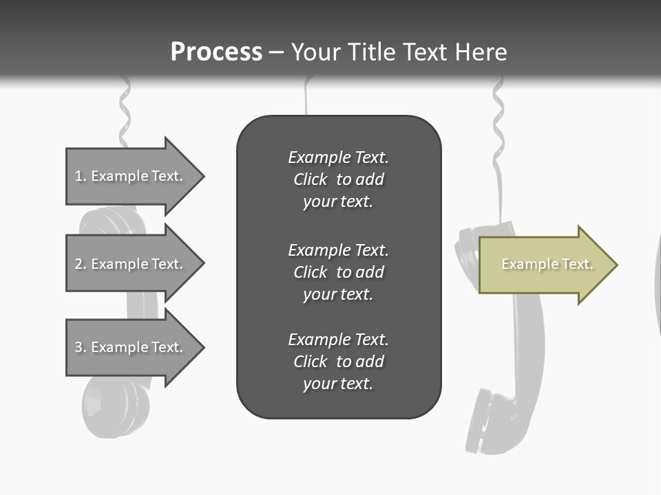 Telephone Office Listening PowerPoint Template