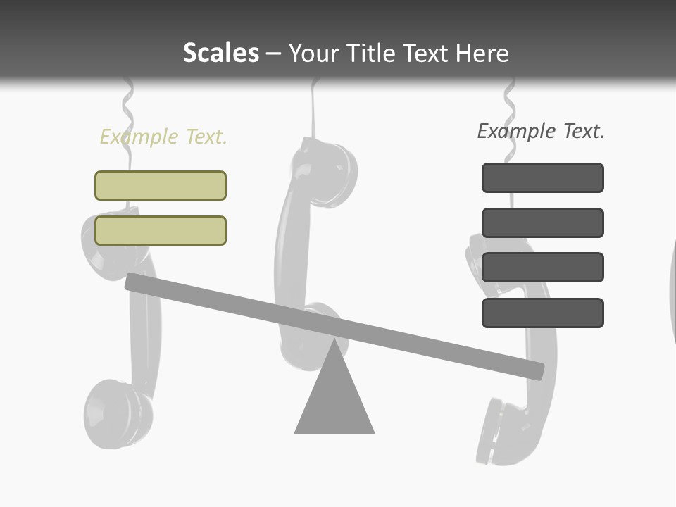 Telephone Office Listening PowerPoint Template