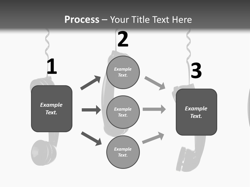 Telephone Office Listening PowerPoint Template